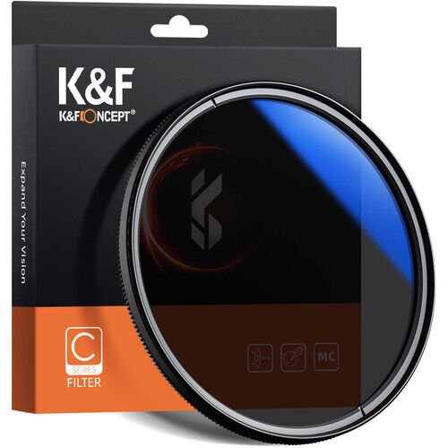 K&F CONCEPT 82mm Nano-C serisi HMC CPL Filtre - Slim Seri