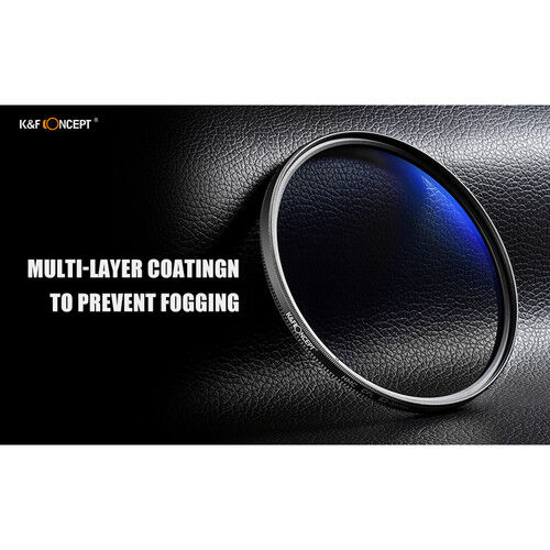 K&F CONCEPT 82mm Nano-C serisi HMC CPL Filtre - Slim Seri