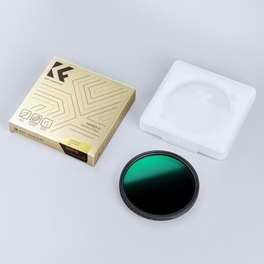 K&F CONCEPT  82mm ND3-ND1000 Varıbale Nano-X ND Filtre / Ultra İnce / (1,5-10 Durak) 24 Çok Katmanlı Kaplamalı