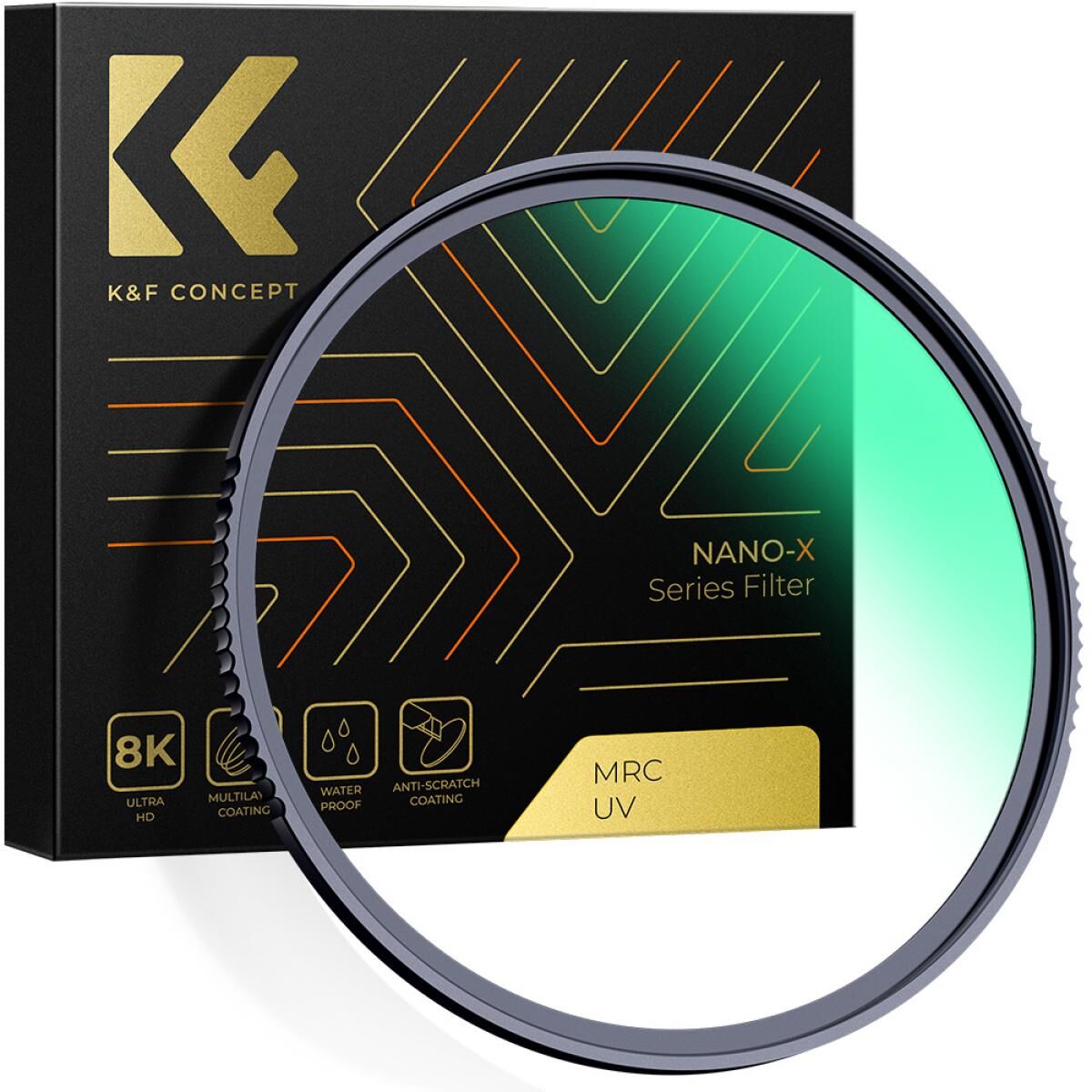 K&F CONCEPT 58mm Nano-X MCUV Çok Katmanlı 8K UV Filtre