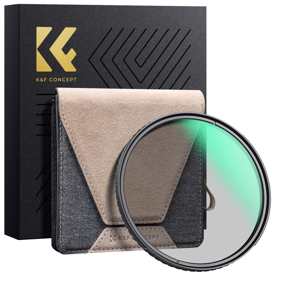 K&F CONCEPT 82mm Nano-X Pro CPL Filtre - Süper Slim / 36 Katmanlı