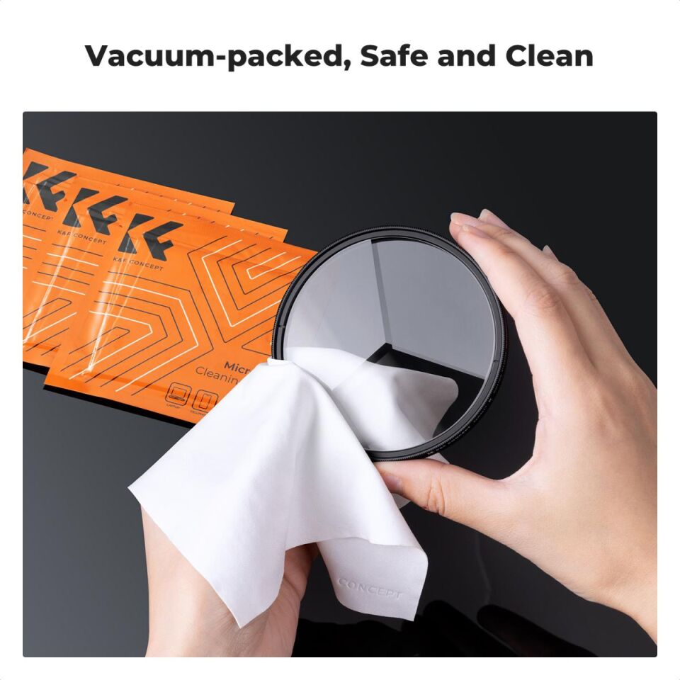 K&F CONCEPT 82mm Kaleidoscope Üçgen Prizma Filtre / Nano Serisi Optik