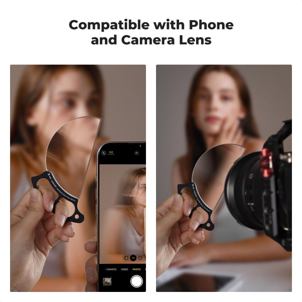 K&F CONCEPT 100mm Handheld Motion Blur Prism Special Effect
