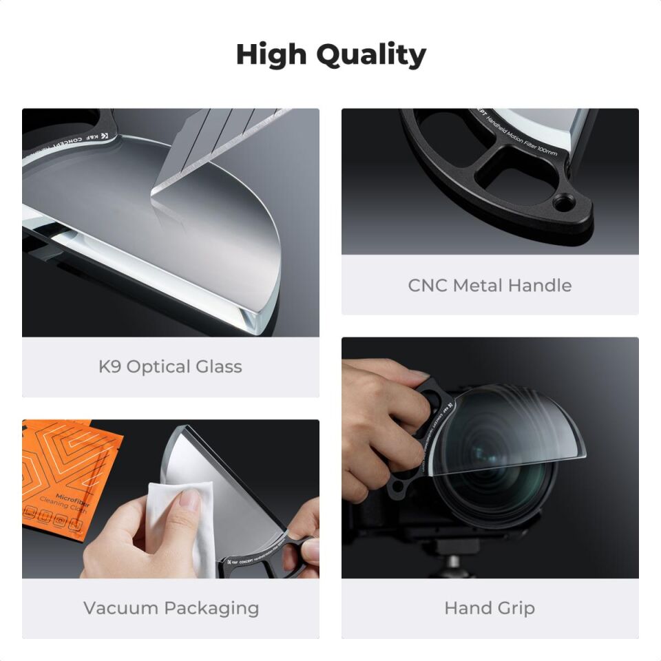 K&F CONCEPT 100mm Handheld Motion Blur Prism Special Effect