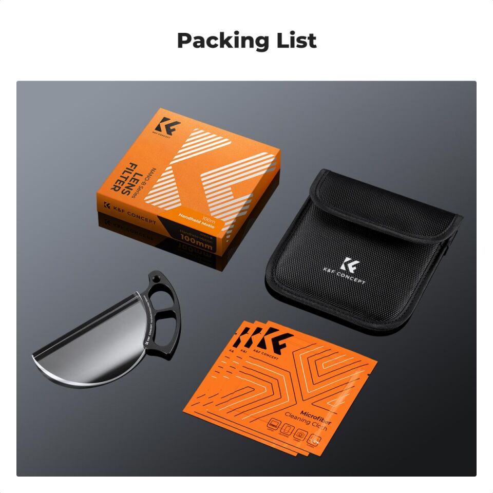 K&F CONCEPT 100mm Handheld Motion Blur Prism Special Effect