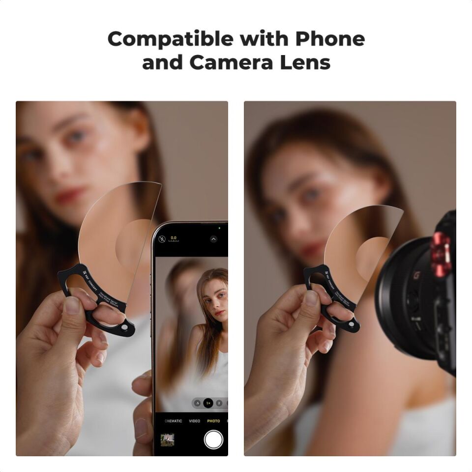 K&F CONCEPT 100mm Portatif Spiral Prism Special Effect Filtre