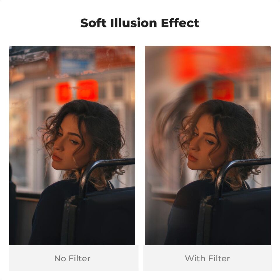 K&F CONCEPT 100mm Portatif Spiral Prism Special Effect Filtre