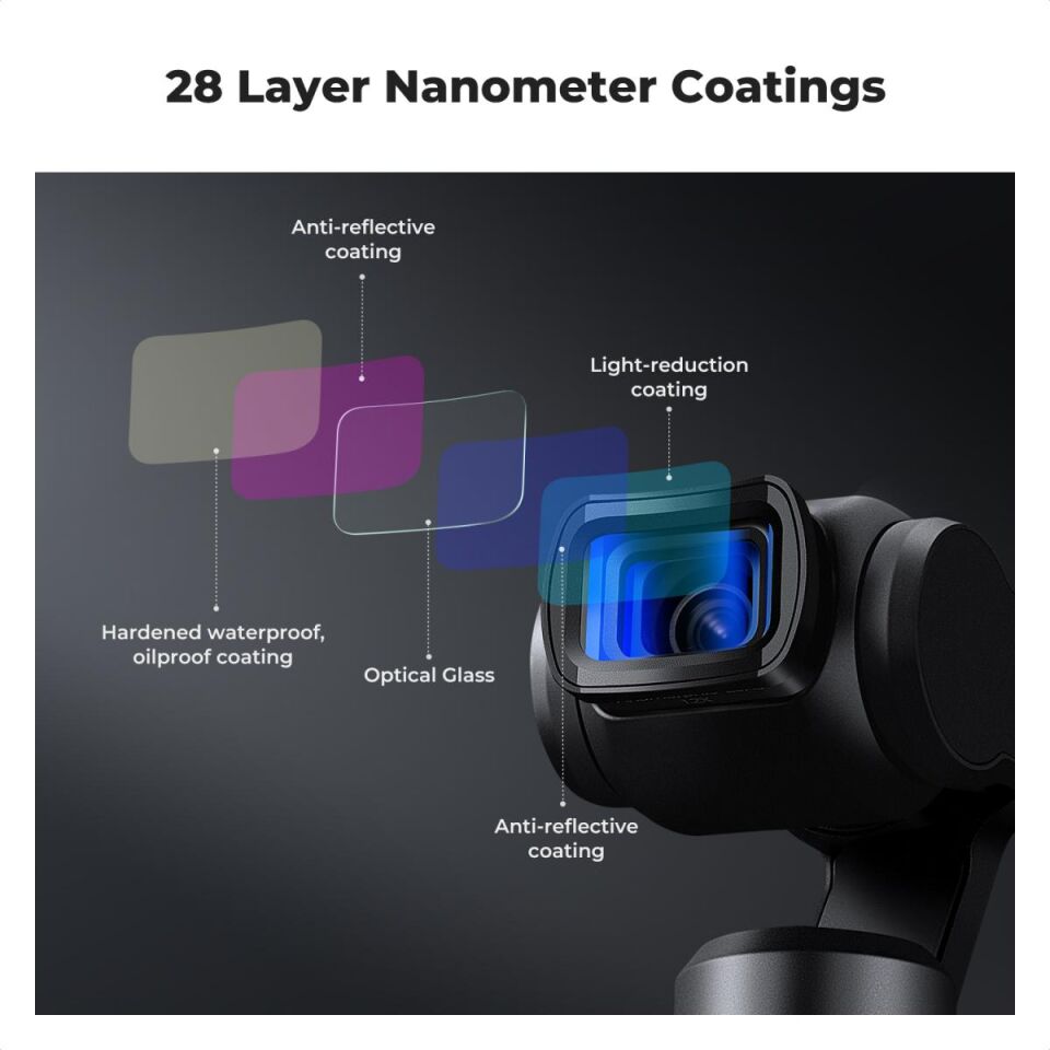 K&F CONCEPT Magnetic 6'lı Paket Filtre Seti  ( DJI Osmo Pocket 3 combo Uyumlu )