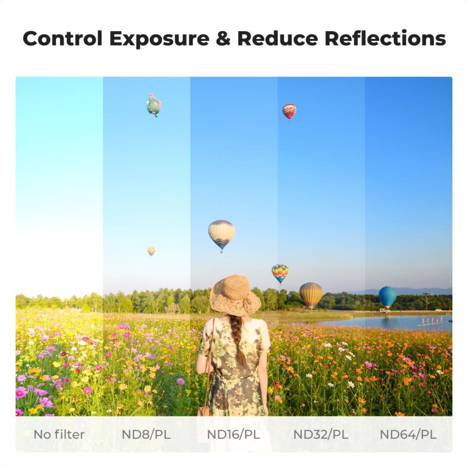 K&F CONCEPT Magnetic 16 parça Filtre SETİ ( DJI Osmo Pocket 3 combo Uyumlu )