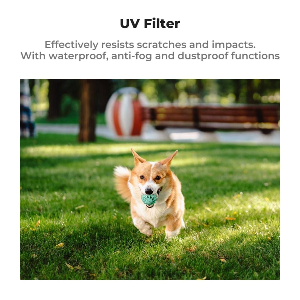 K&F CONCEPT UV + CPL + ND16&PL + ND32&PL + ND64&PL + ND256&PL ( DJI Osmo Pocket 3 combo Uyumlu )