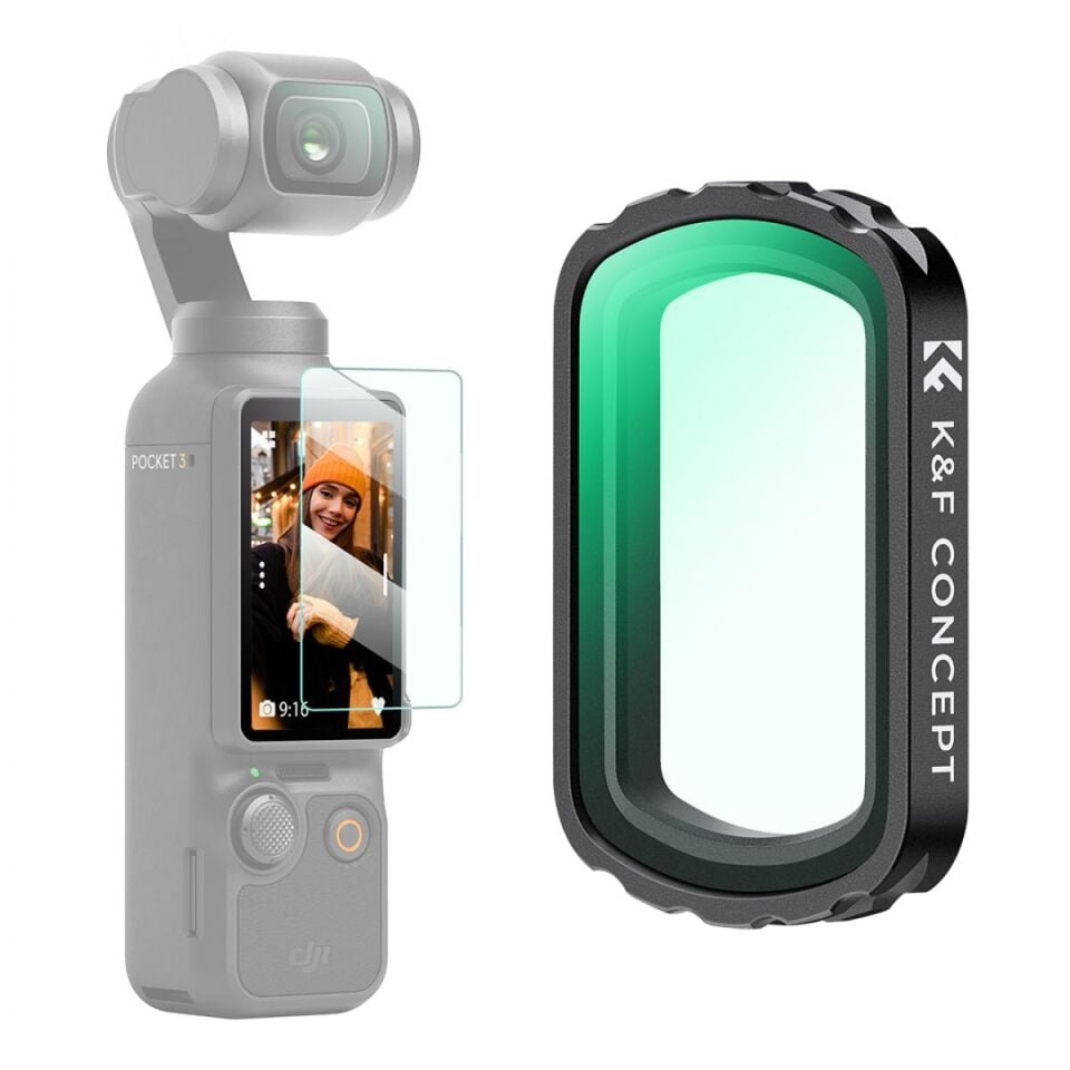 K&F CONCEPT Magnetic UV Koruma Filtresi ( DJI Osmo Pocket 3 combo Uyumlu )