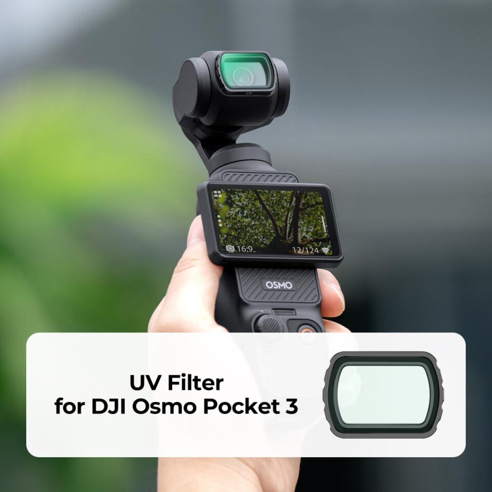 K&F CONCEPT Magnetic UV Koruma Filtresi ( DJI Osmo Pocket 3 combo Uyumlu )