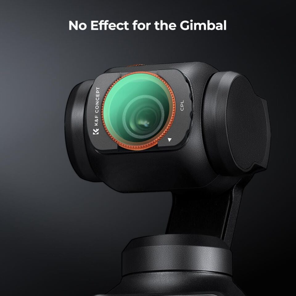 K&F CONCEPT Magnetic CPL Filtre ( DJI Osmo Pocket 3 combo Uyumlu )