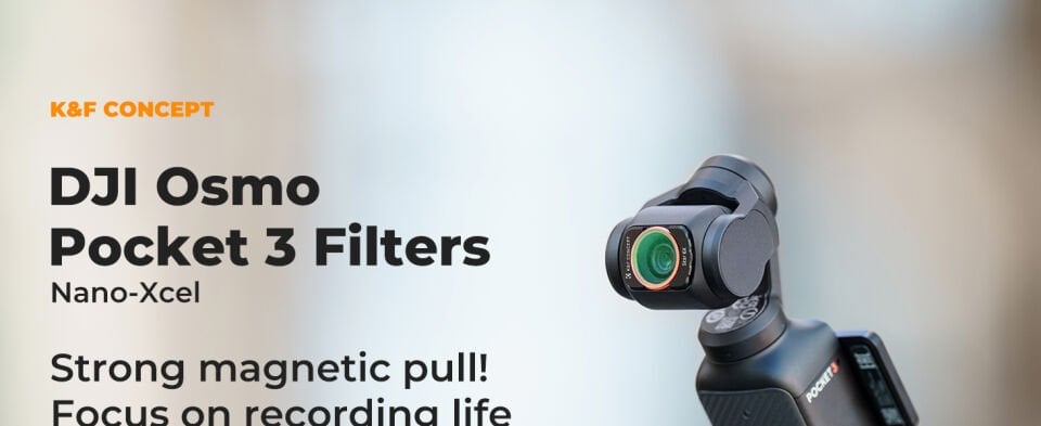 K&F CONCEPT Magnetic Star Filter 6 Points ( DJI Osmo Pocket 3 combo Uyumlu )