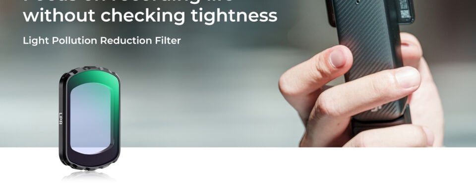 K&F CONCEPT Magnetic Clear-Natural Night Filter ( DJI Osmo Pocket 3 combo Uyumlu )