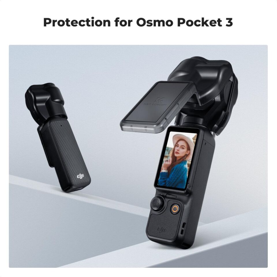 K&F CONCEPT Gimbal Kılıfı Kamera Lens Koruyucu Kapak ( DJI Osmo Pocket 3 Combo uyumlu )