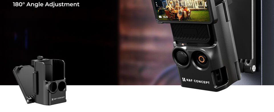 K&F CONCEPT Magnetic Stand / Masa Üstü Stand ( DJI Osmo Pocket 3 Combo Uyumlu )