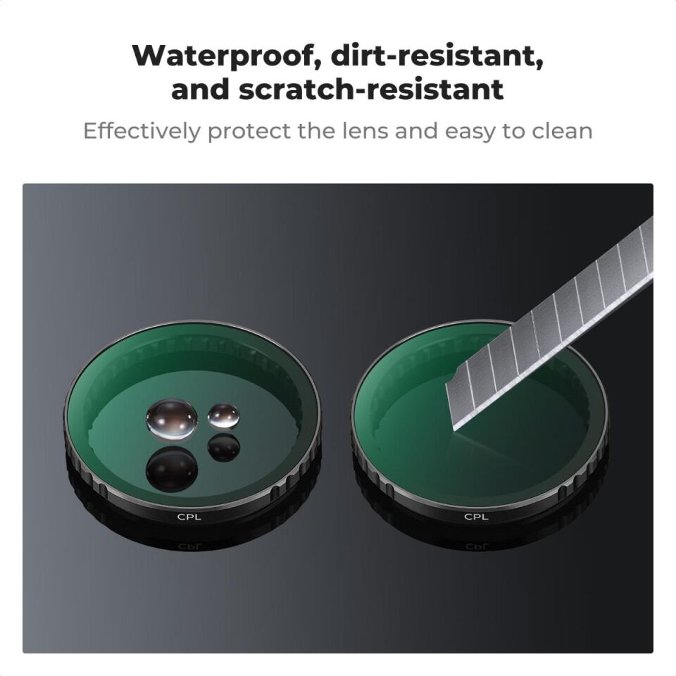 K&F CONCEPT DJI Osmo Action 3/4/5 Pro CPL Filtre