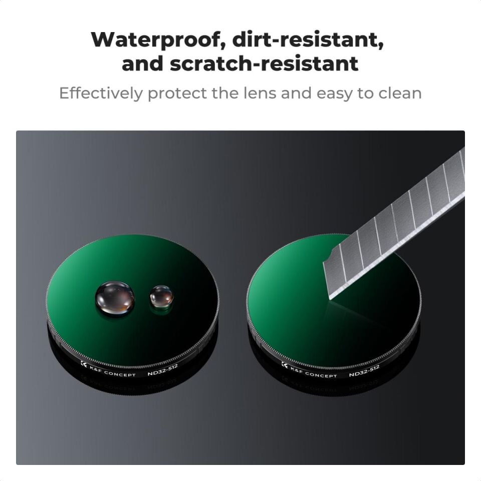 K&F CONCEPT Variable ND32-512 Filter ( DJI Osmo Action 3/4/5 Pro uyumlu )