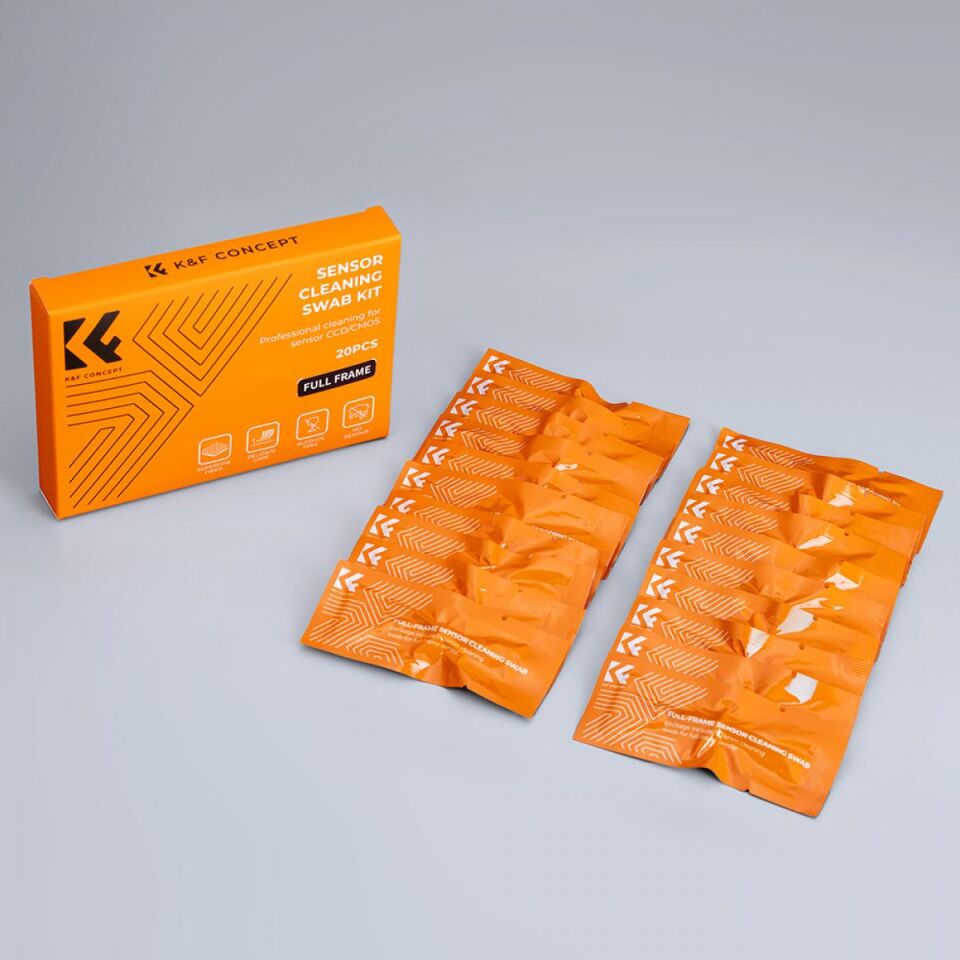 K&F CONCEPT Değiştirilebilir Temizlik Kalemi 20 li Yedek paket - Full Frame