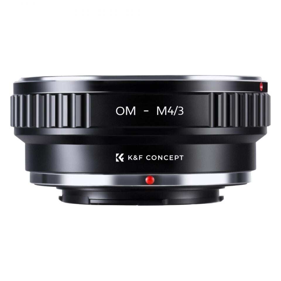 K&F CONCEPT Manuel Lens Adaptörü / OM Lensleri - M4/3 ( MFT ) Gövdelere takmak için - SIFIR