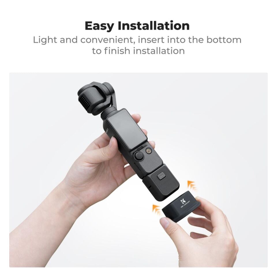 K&F CONCEPT DJI Osmo Pocket 3 uyumlu Silikon Masa üstü kaymaz STAND