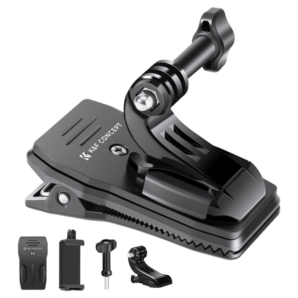 K&F CONCEPT Aksiyon Kamera Sırt çantası Montaj Aparatı / Gopro / Osmo / İnsta