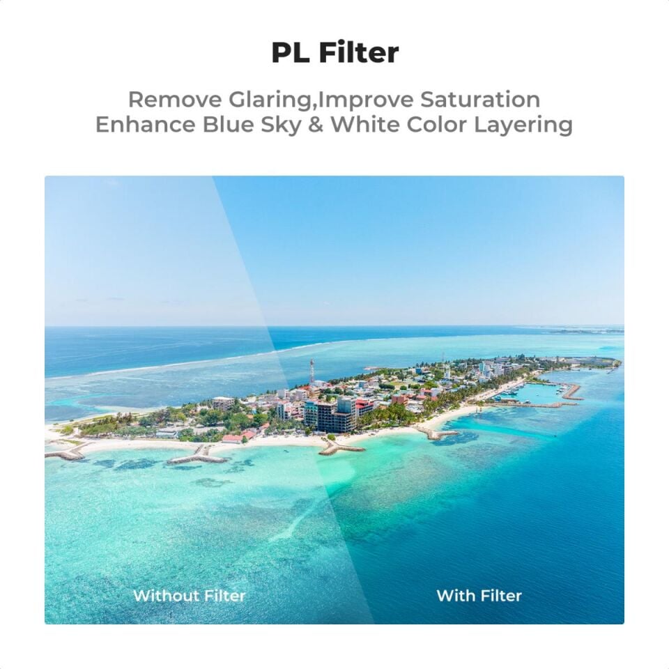 K&F CONCEPT Polarize Filtre ( PL ) DJI Avata 2 Uyumlu