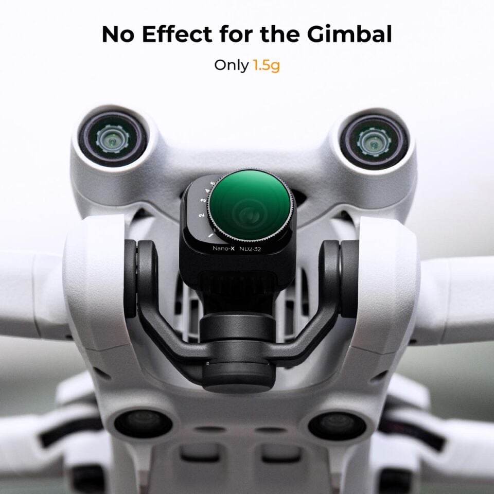 K&F CONCEPT Dji Mini 3 Pro Ve Mini 3 İçin Değişken Nd Filtre Seti (ND2-ND32 + ND32-ND512 Uyumlu