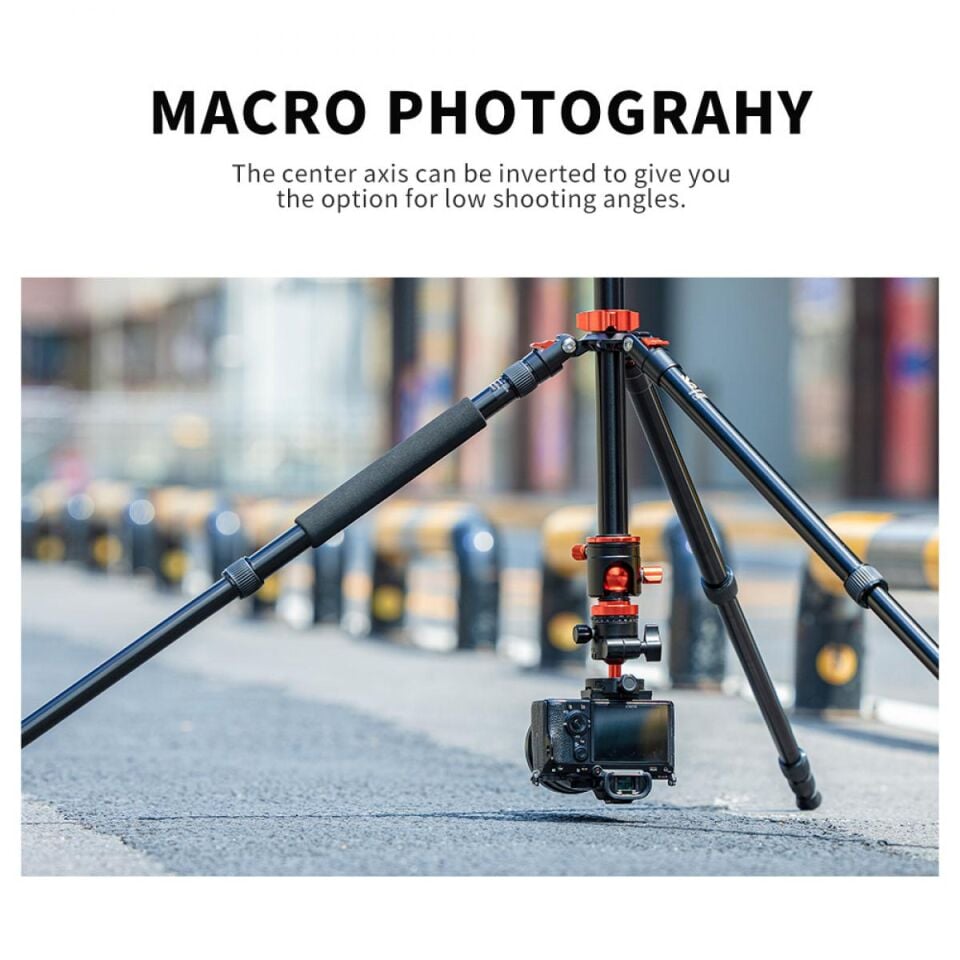 K&F CONCEPT Profosyenel Alüminyum Tripot - T254A4