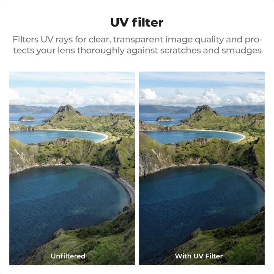 K&F CONCEPT DJI Mini 5 Pro Uyumlu 4 lü Filtre SETİ (CPL UV ND8 ND16) Çok katmanlı